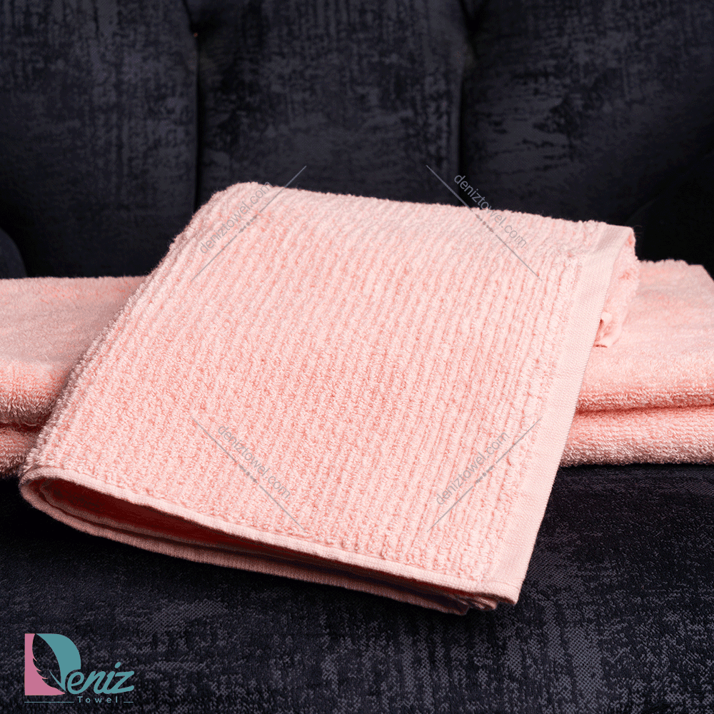 حوله دستی روکو رنگ گلبهی