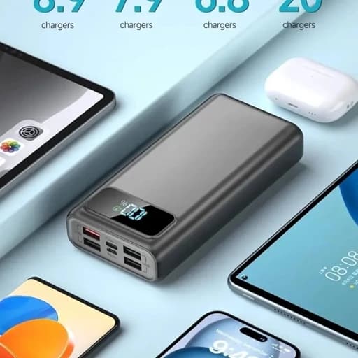 پاور بانک فست شارژ46/800 میلی امپری/هوشمند PD — تصویر ۴