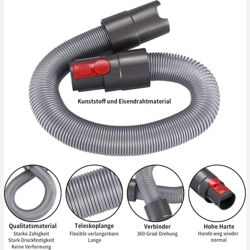 شلینگ جارو دایسون مدل Dyson V7 V8 V10 SV10 SV11، — تصویر ۱۲