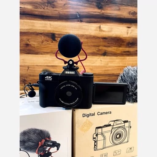 دوربین 4k وایفا دار 48 مگاپیکسل زوم 16X فلاش سرخود — تصویر ۳