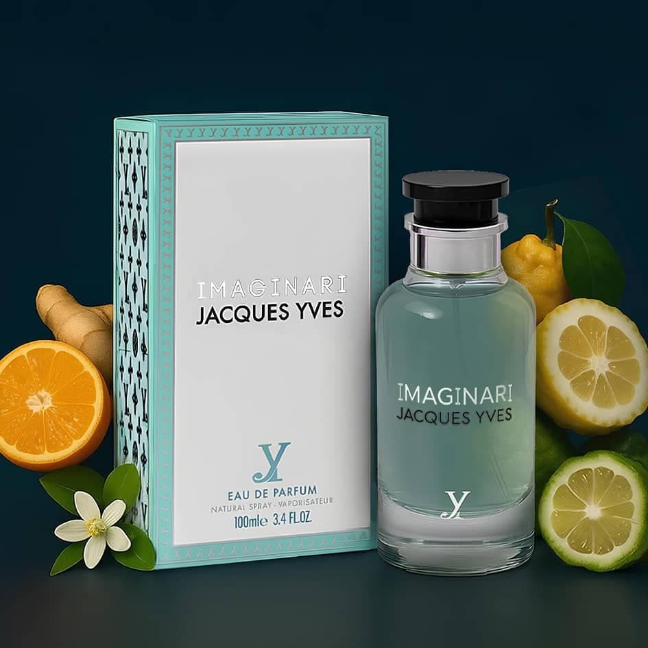 عطر ادکلن زنانه مردانه لویی ویتون ایمجینیشن فراگرنس ورد مدل ایمجینری ژاک ایو (Fragrance World Jacques Yves Imaginari) حجم 100 میل — تصویر ۱۱