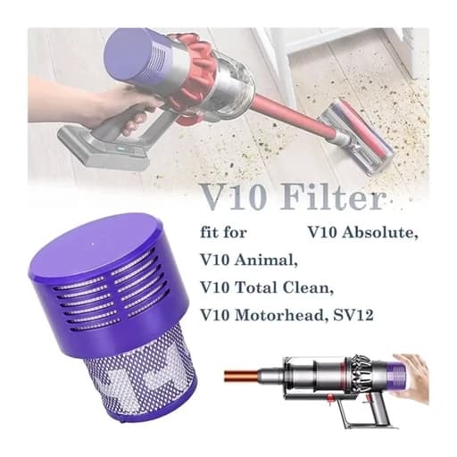 فیلتر جارو شارژی دایسون مدل V10 و SV12 پک 2 عددی اورجینال امازون المان( ارسال رایگان⭐ — تصویر ۳