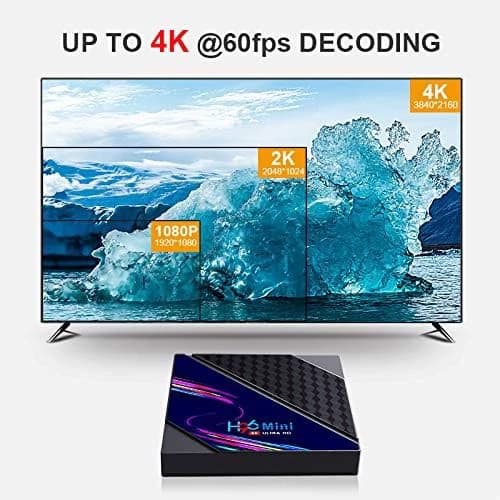 اندروید باکس 4k برند H96 mini رم 2 حافظه 16 اندروید10 — تصویر ۴