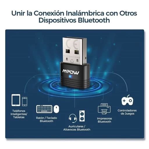 دانگل بلوتوث USB برند mpow اورجینال امازون المان — تصویر ۳