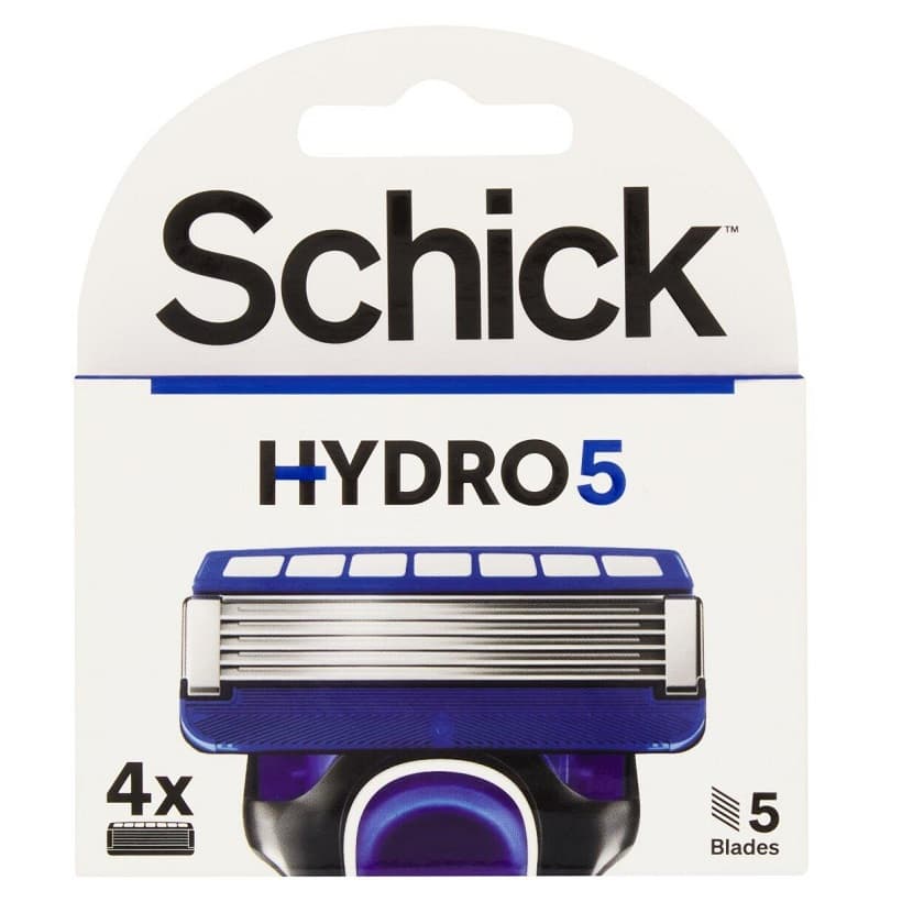 تیغ یدک خودتراش مردانه 5 تیغه Hydro 5 بسته 4 عددی شیک — تصویر ۴