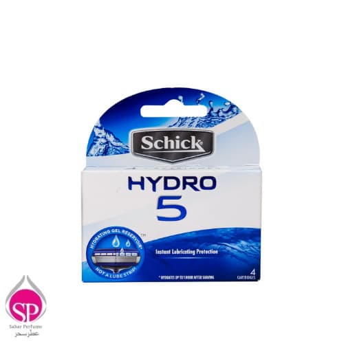 تیغ یدک خودتراش مردانه 5 تیغه Hydro 5 بسته 4 عددی شیک — تصویر ۶