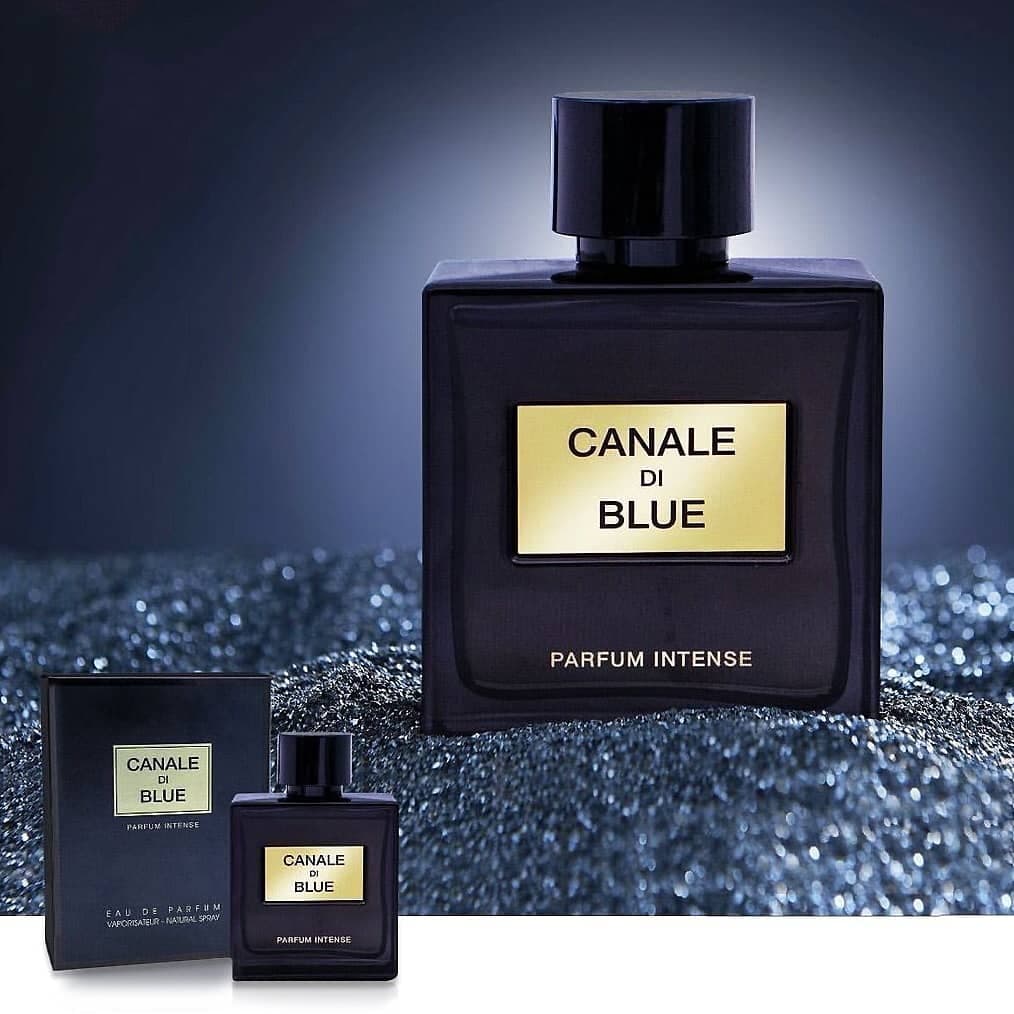 عطر ادکلن مردانه بلو شنل پرفیوم فراگرنس ورد مدل کانال دی بلو پارفوم اینتنس (Fragrance World Chanel Bleu de Chanel Parfum) حجم 100 میل — تصویر ۳