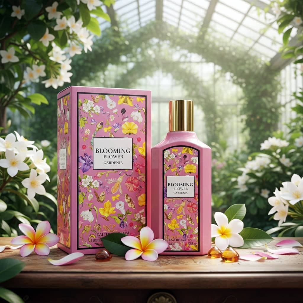 عطر ادکلن زنانه گوچی فلورا گورجس گاردنیا فراگرنس ورد مدل بلومینگ فلاور گاردنیا (Fragrance World Gucci Flora Gorgeous Gardenia) حجم 100 میل