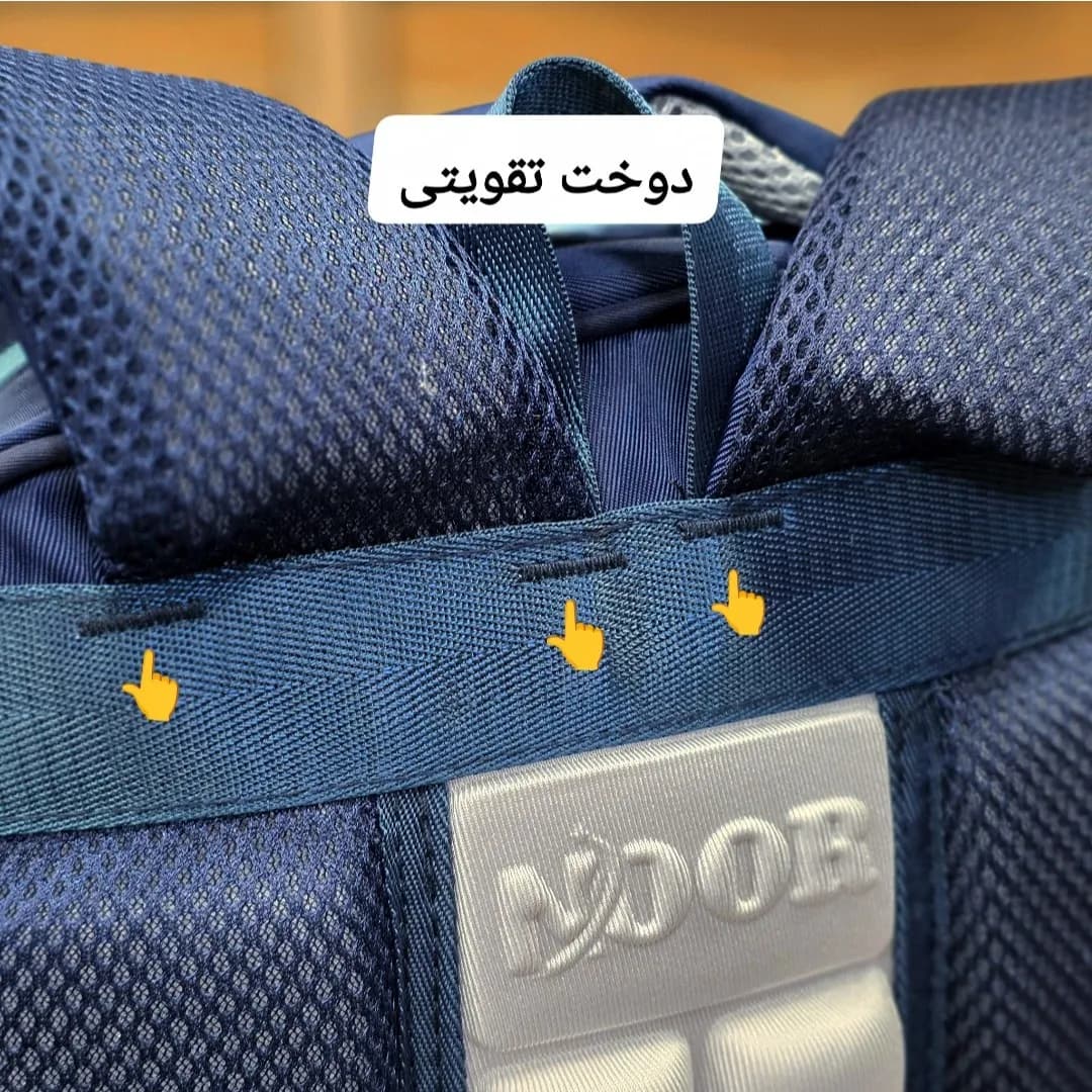 کوله پشتی پسرانه موشکی ضد آب مناسب کلاس اول تا چهارم — تصویر ۷