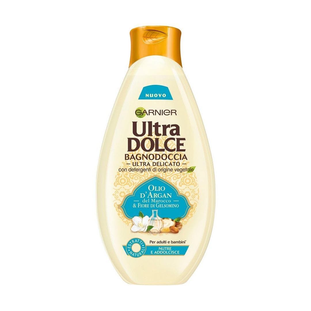 شامپو بدن حاوی روغن آرگان و عصاره گل یاس گارنیر مدل ULTRA DOLCE حجم 500 میلی — تصویر ۳