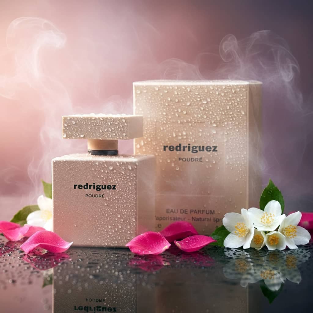 عطر ادکلن زنانه نارسیسو رودریگز پودر فراگرنس ورد مدل ردریگز پودر (Fragrance World Narciso Rodriguez Poudree) حجم 100 میل