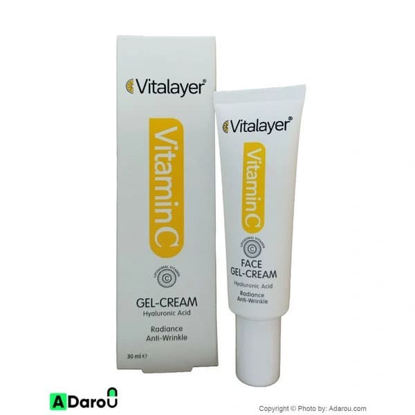 کرم ژل ویتامین C تیوپی ویتالیر 30 میلی‌لیتر Vitalayer — تصویر ۲