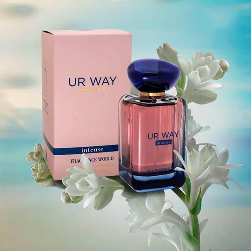 عطر ادکلن زنانه جورجیو آرمانی مای وی اینتنس فراگرنس ورد مدل یو آر وی اینتنس (Fragrance World Giorgio Armani My Way Intense) حجم 100 میل — تصویر ۱۱