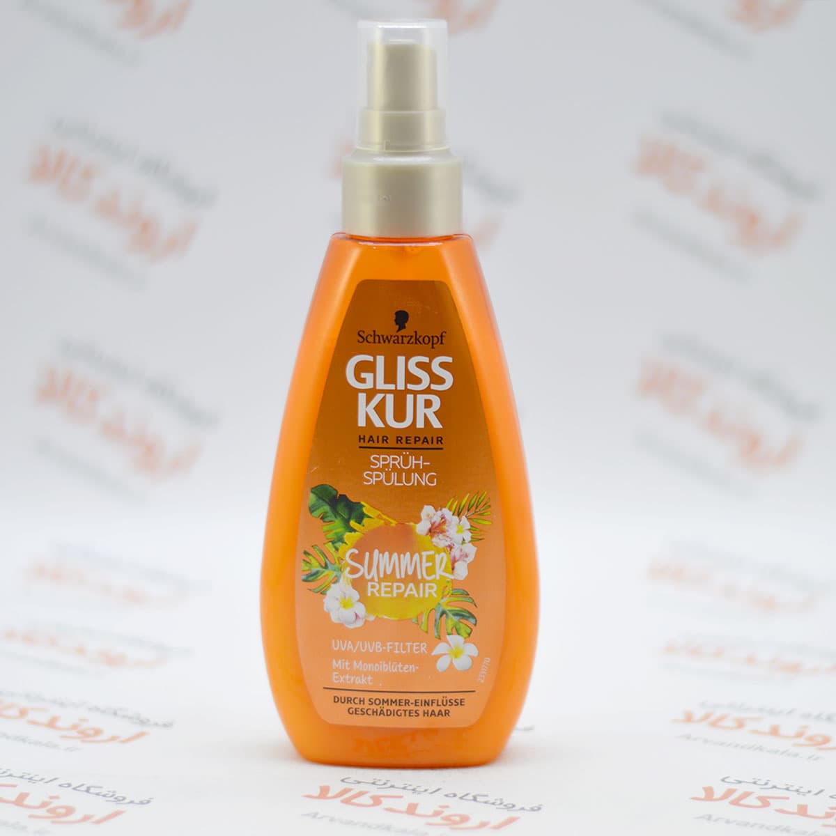 اسپری نرم کننده و ترمیم کننده Gliss Kur Schwarzkopf مدل Summer Repair حجم 150 میلی — تصویر ۳