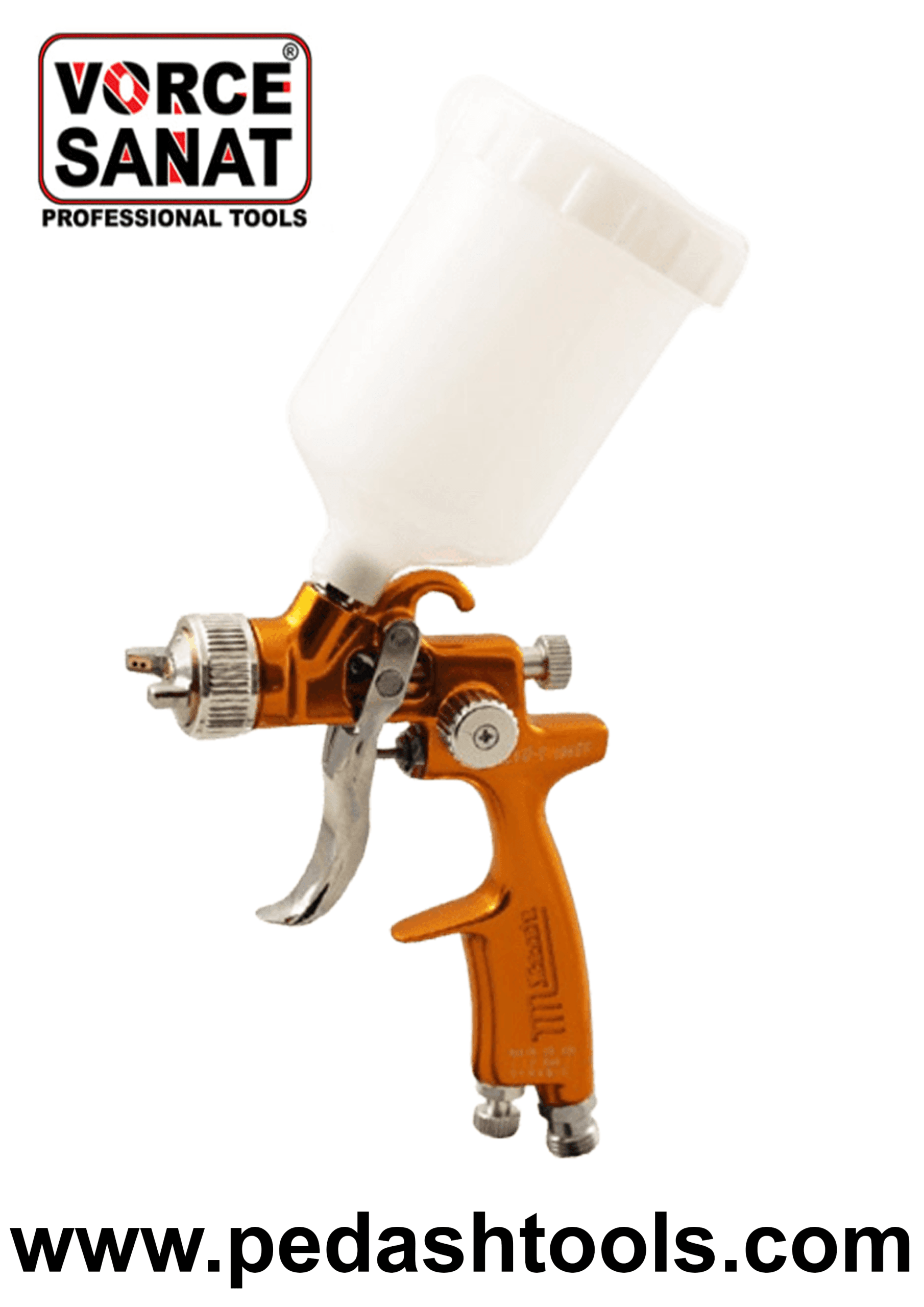 پیستوله بادی کاسه رو دسته نارنجی 0/5 میلی متر استار Star تایوان مدل Evo-T 106