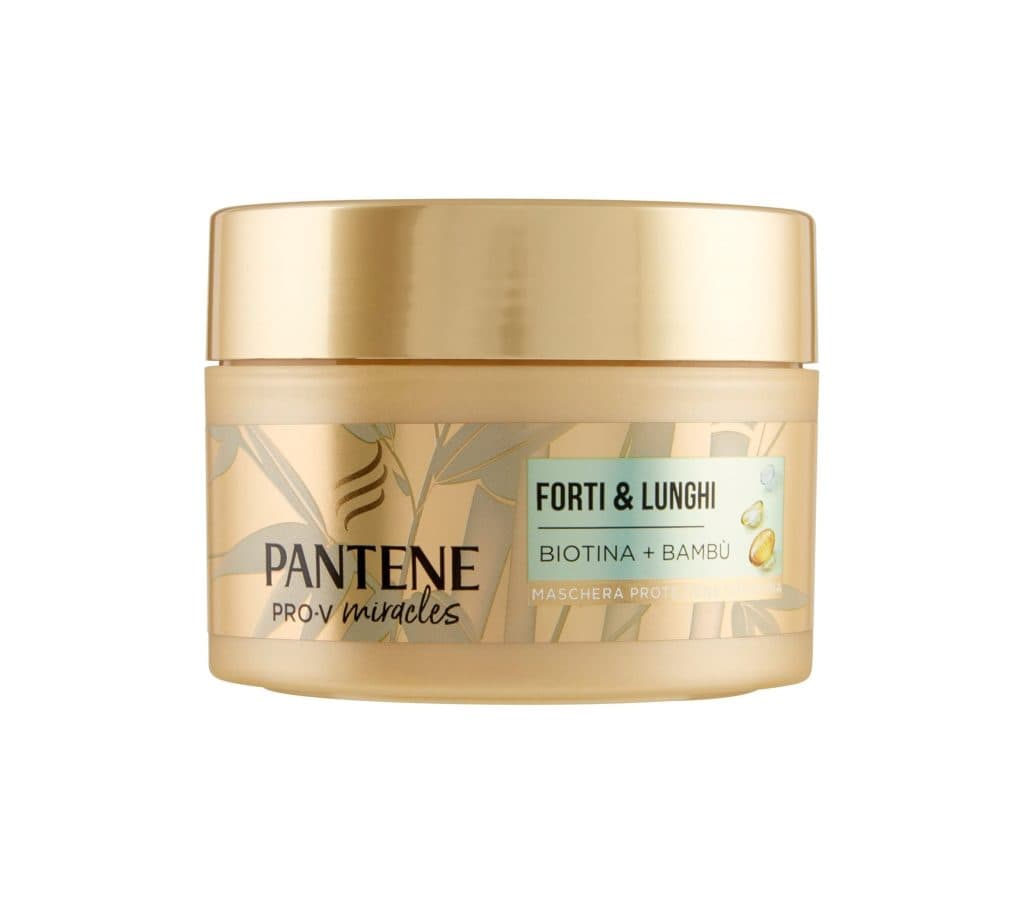 ماسک مو پنتن بامبو Pantene ضد ریزش حاوی بیوتین اصل آلمان حجم 160 میل — تصویر ۴