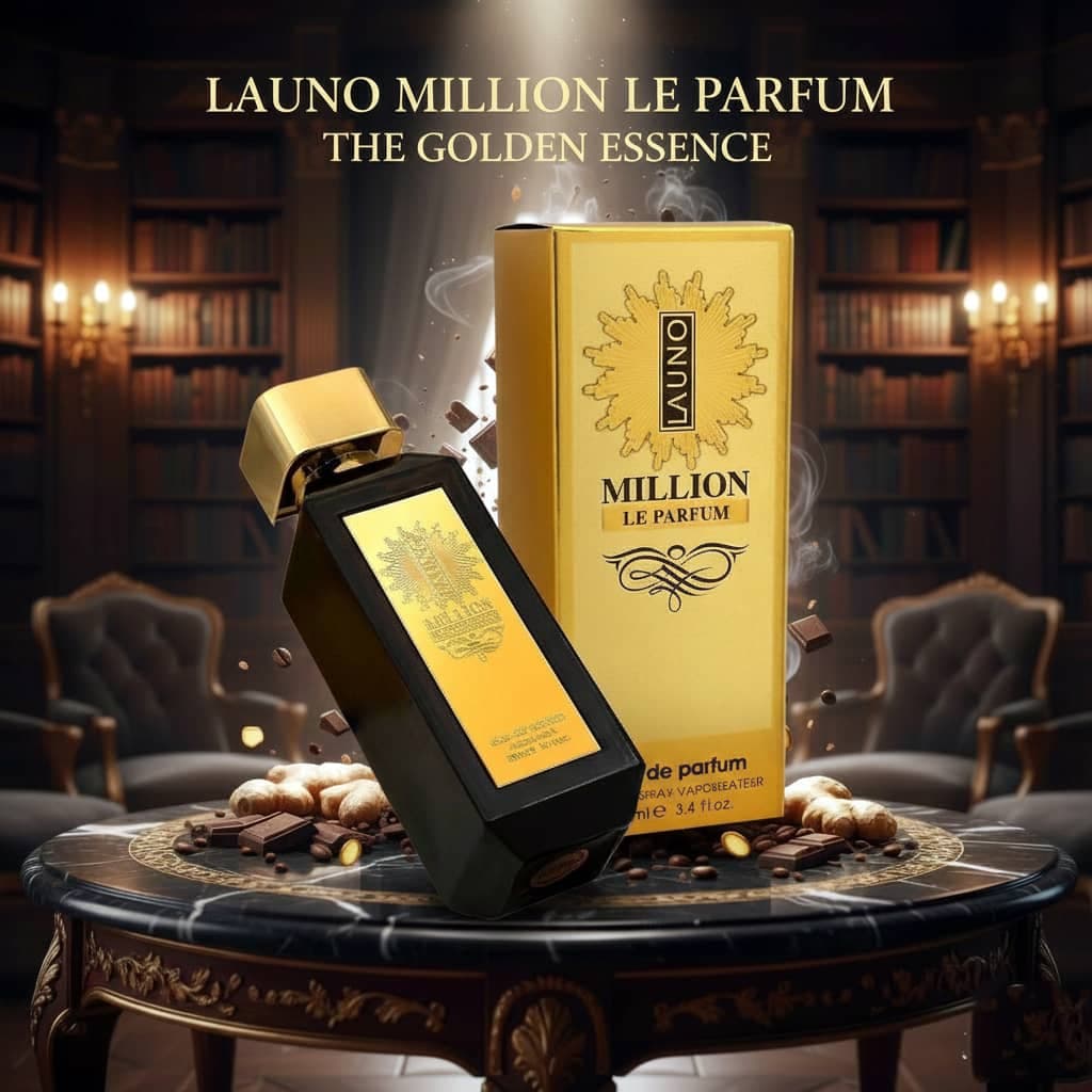 عطر ادکلن مردانه پاکو رابان وان میلیون پارفوم فراگرنس ورد مدل لائونو میلیون پارفوم (Fragrance World Paco Rabanne 1 Million Parfum) حجم 100 میل