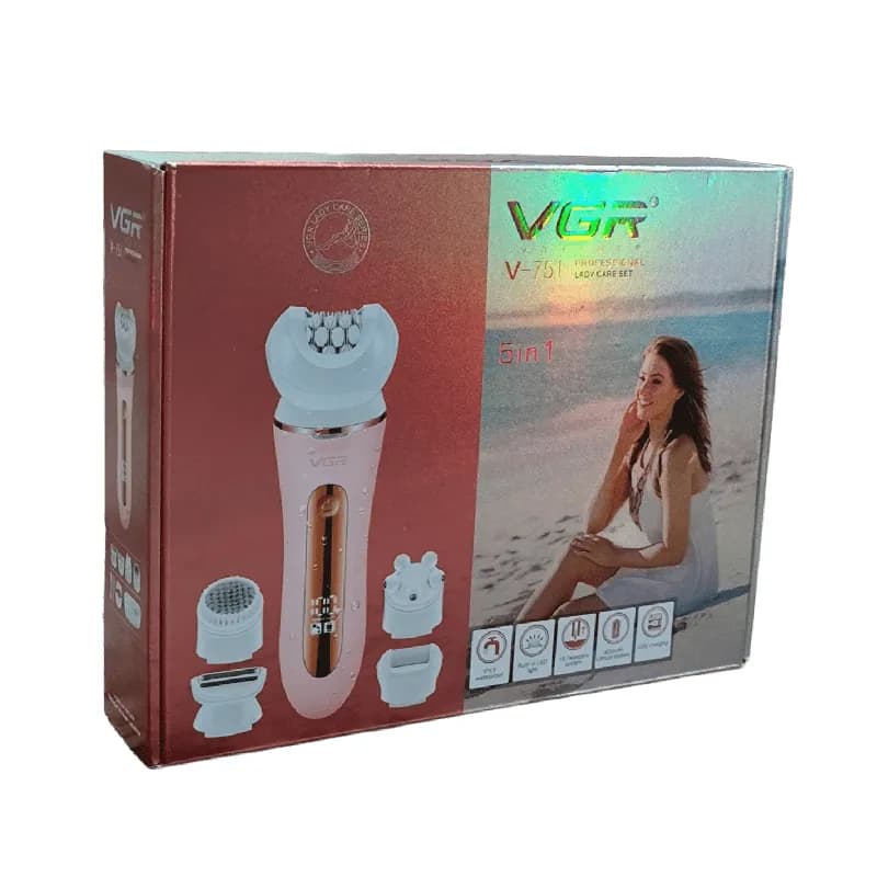 اپیلاتور پنج کاره وی جی آر مدل V-751 — تصویر ۷