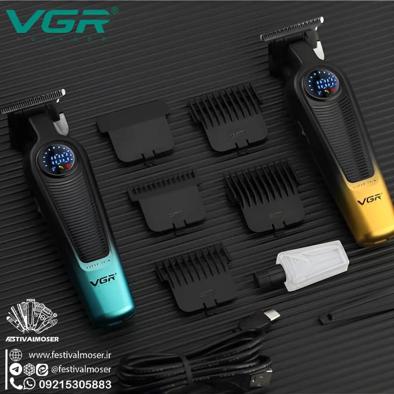 ماشین اصلاح سر و صورت وی جی آر مدل V-996 — تصویر ۴