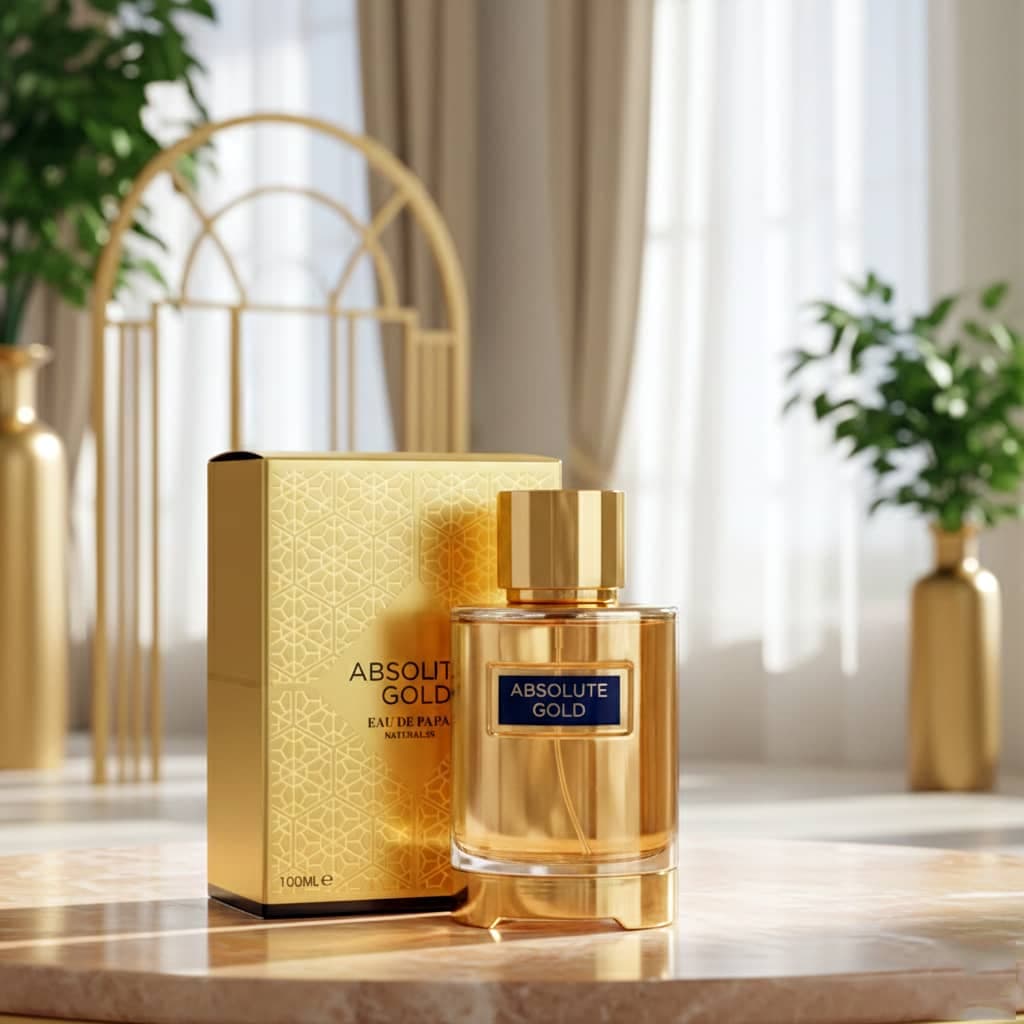 عطر ادکلن زنانه مردانه کارولینا هررا گلد میرح ابسولوت فراگرنس ورد مدل ابسولوت گلد (Fragrance World Carolina Herrera Gold Myrrh Absolute) حجم 100 میل