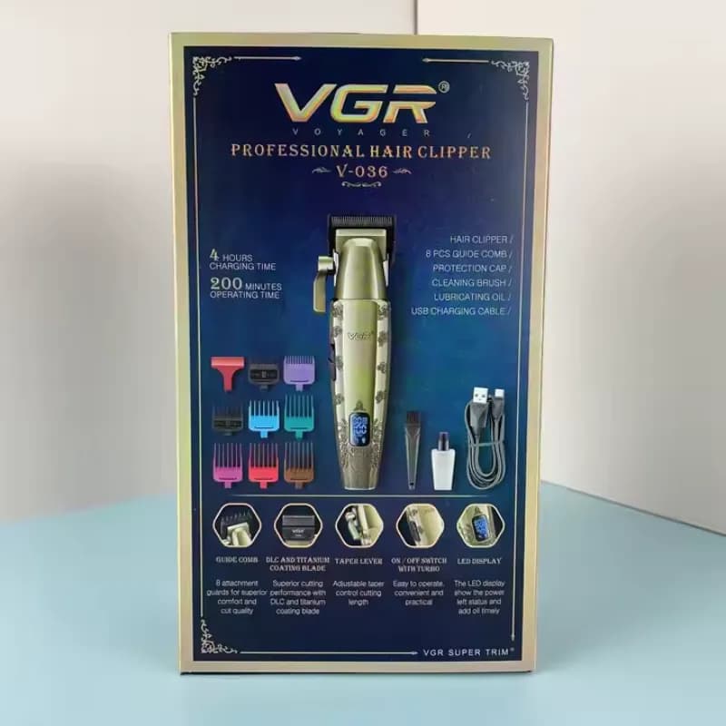 ماشین اصلاح سر و صورت وی جی آر مدل V-036 — تصویر ۷