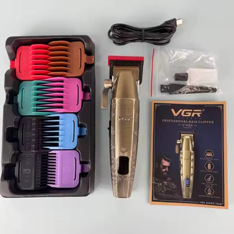 ماشین اصلاح سر و صورت وی جی آر مدل V-036 — تصویر ۶