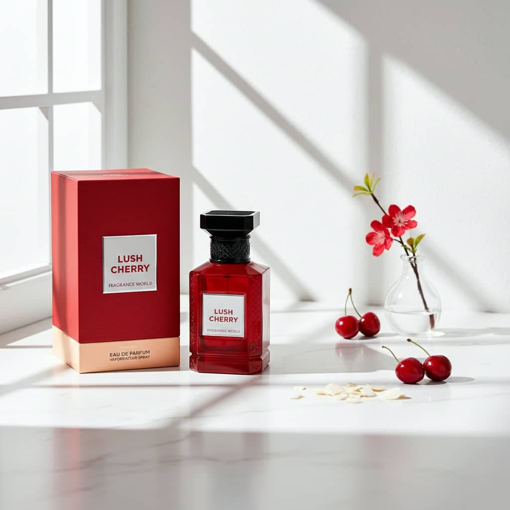 عطر ادکلن زنانه مردانه تام فورد لاست چری فراگرنس ورد مدل لاش چری (Fragrance world Lush Cherry / Tom Ford Lost Cherry) حجم 80 میل — تصویر ۷
