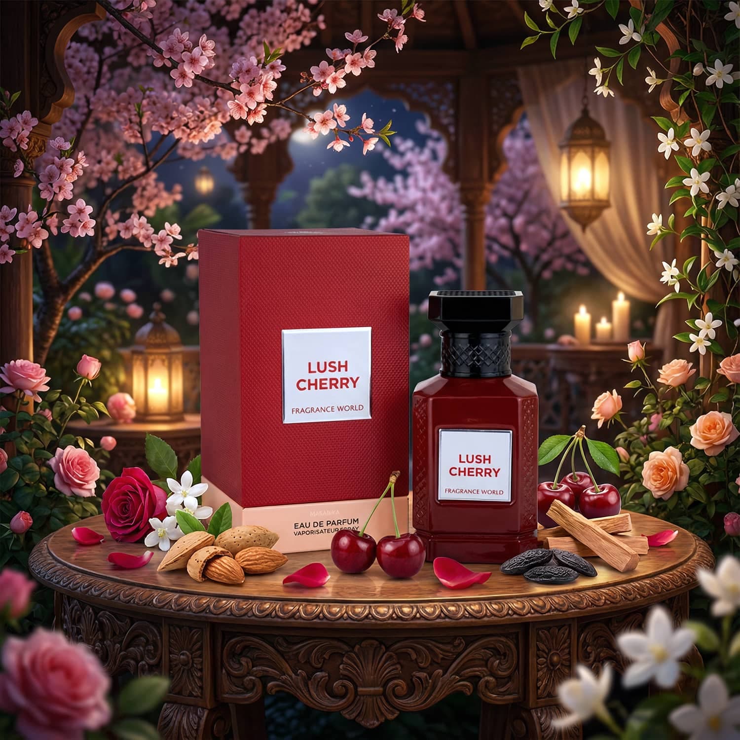 عطر ادکلن زنانه مردانه تام فورد لاست چری فراگرنس ورد مدل لاش چری (Fragrance world Lush Cherry / Tom Ford Lost Cherry) حجم 80 میل — تصویر ۵