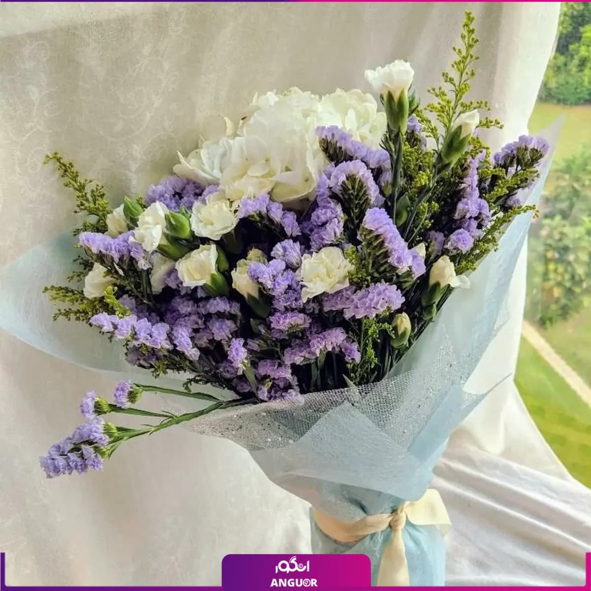 دسته گل ترکیبی زنبوری و میخک