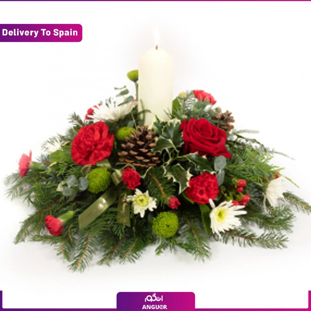 گل رومیزی کریسمس (تحویل در اسپانیا)