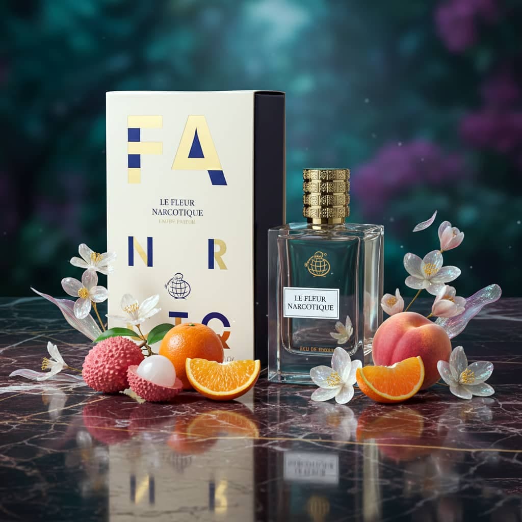 عطر ادکلن زنانه مردانه ایکس نیهیلو فلور نارکوتیک فراگرنس ورد مدل له فلور نارکوتیک (Fragrance World Fleur Narcotique) حجم 100 میل