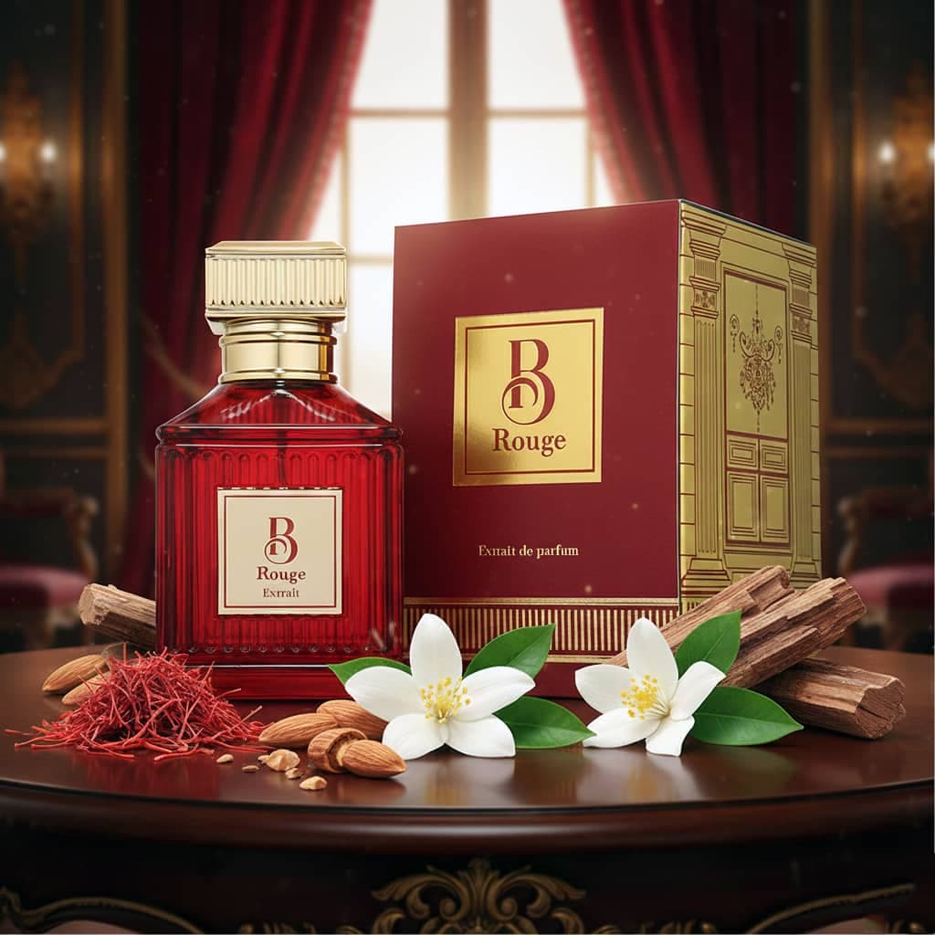 عطر ادکلن زنانه مردانه فرانسیس کرکجان باکارات رژ اکستریت فراگرنس ورد مدل بی رژ اکستریت (Maison Francis Kurkdjian Baccarat Rouge 540 Extrait) حجم 100 میل