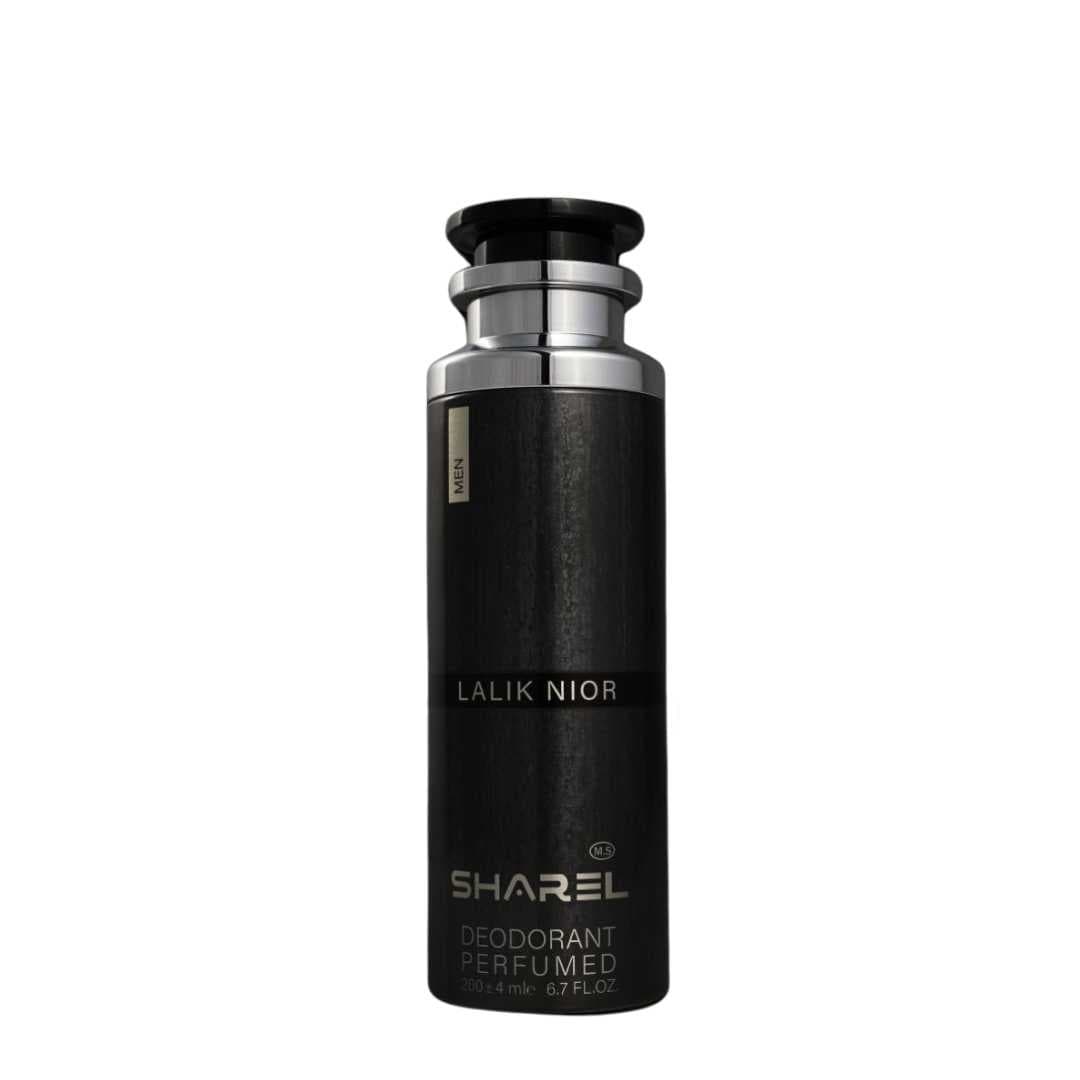 اسپری بدن مردانه شارل SHAREL رایحه LALIK NOIR حجم 200 میل