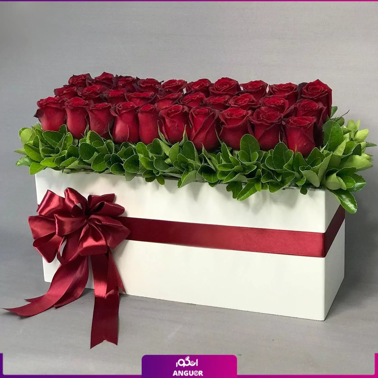 باکس گل رز 30 شاخه — تصویر ۶