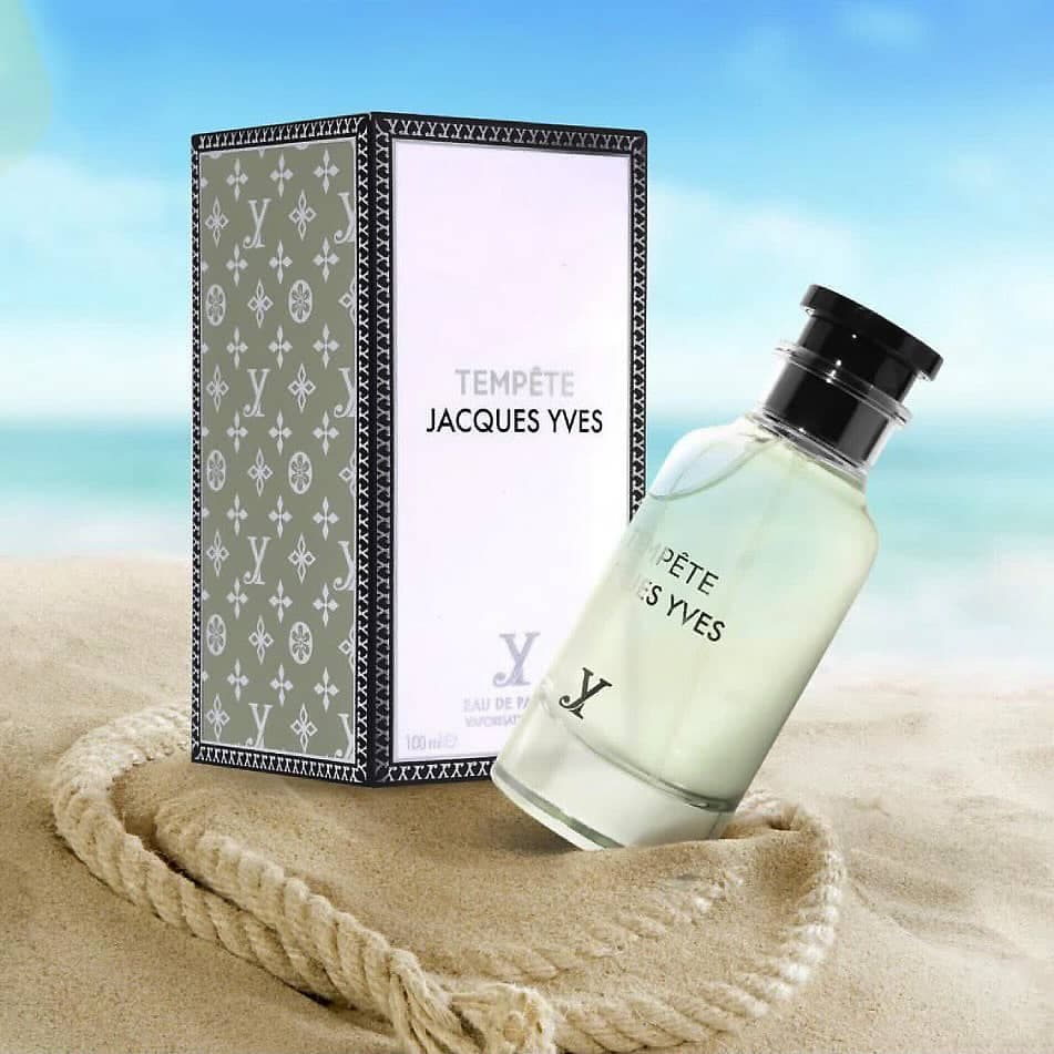 عطر ادکلن زنانه مردانه لویی ویتون اوراژ فراگرنس ورد مدل ژاک ایو تمپت (Fragrance World Louis Vuitton Orage) حجم 100 میل — تصویر ۳
