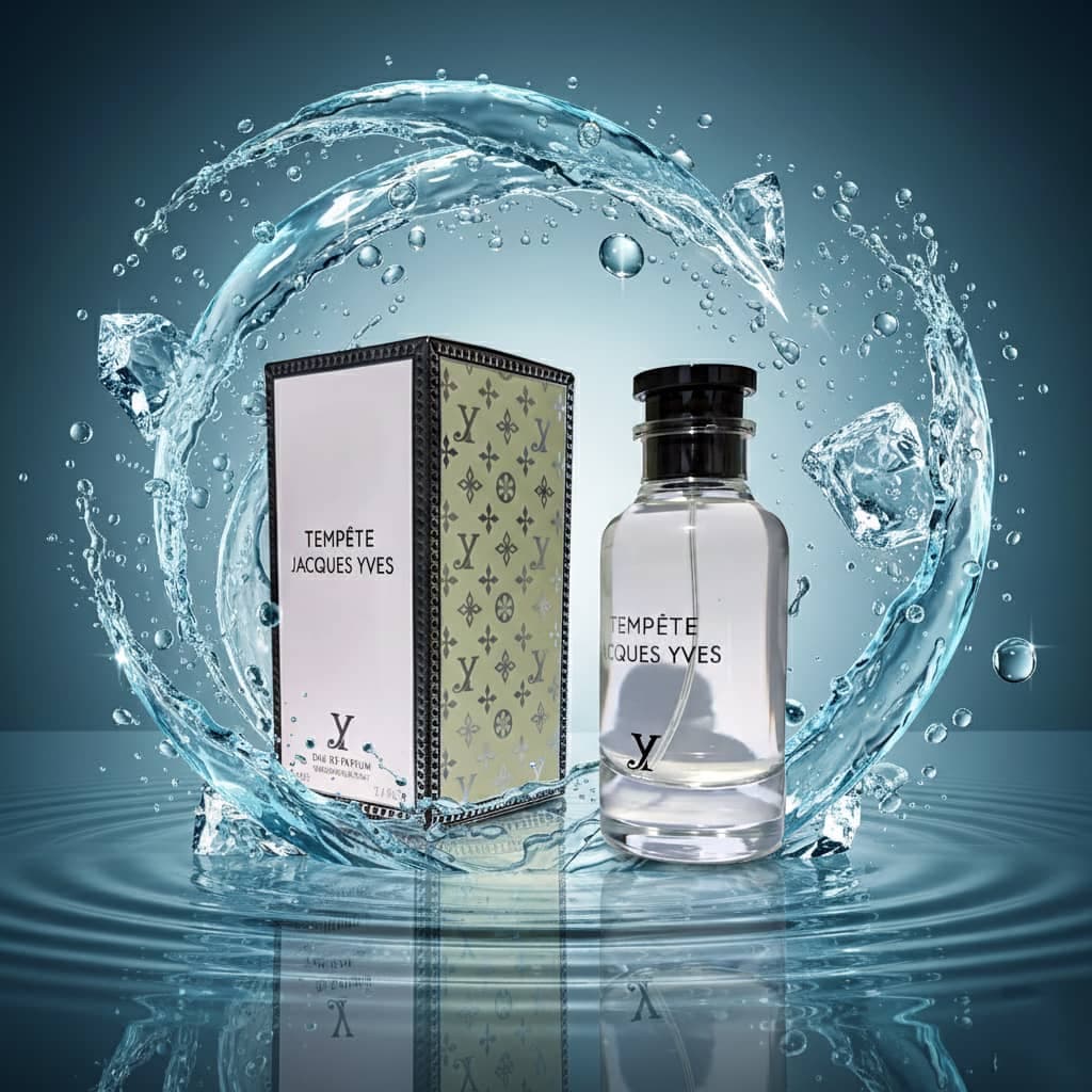 عطر ادکلن زنانه مردانه لویی ویتون اوراژ فراگرنس ورد مدل ژاک ایو تمپت (Fragrance World Louis Vuitton Orage) حجم 100 میل