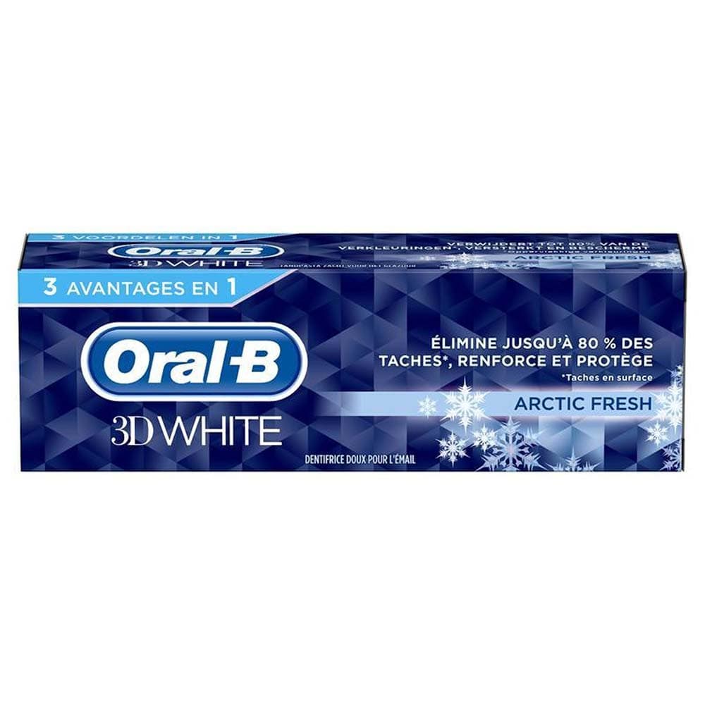 خمیردندان تری دی وایت 3DWhite اورال بی سفیدکننده مدل Arctic Fresh حجم 75 میلی — تصویر ۲