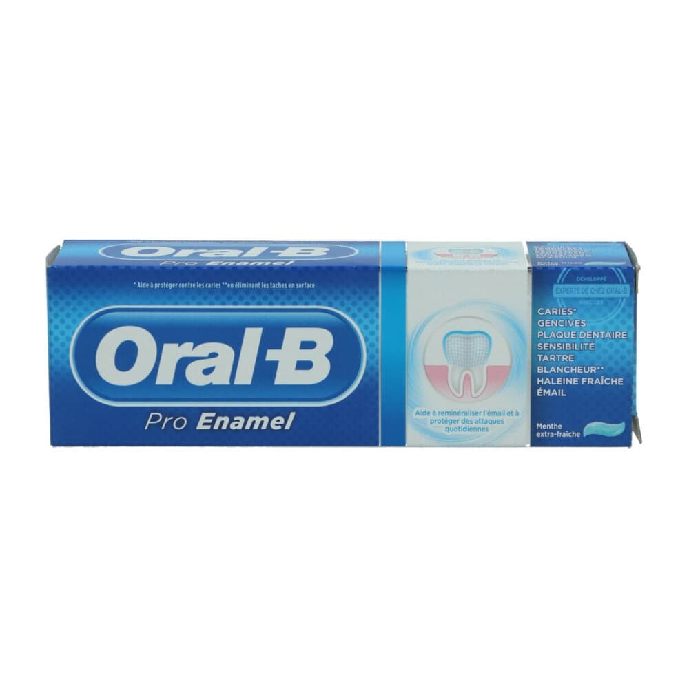 خمیر دندان پرو اینامل Pro Enamel اورال‌بی Oral-B حجم 75 میلی