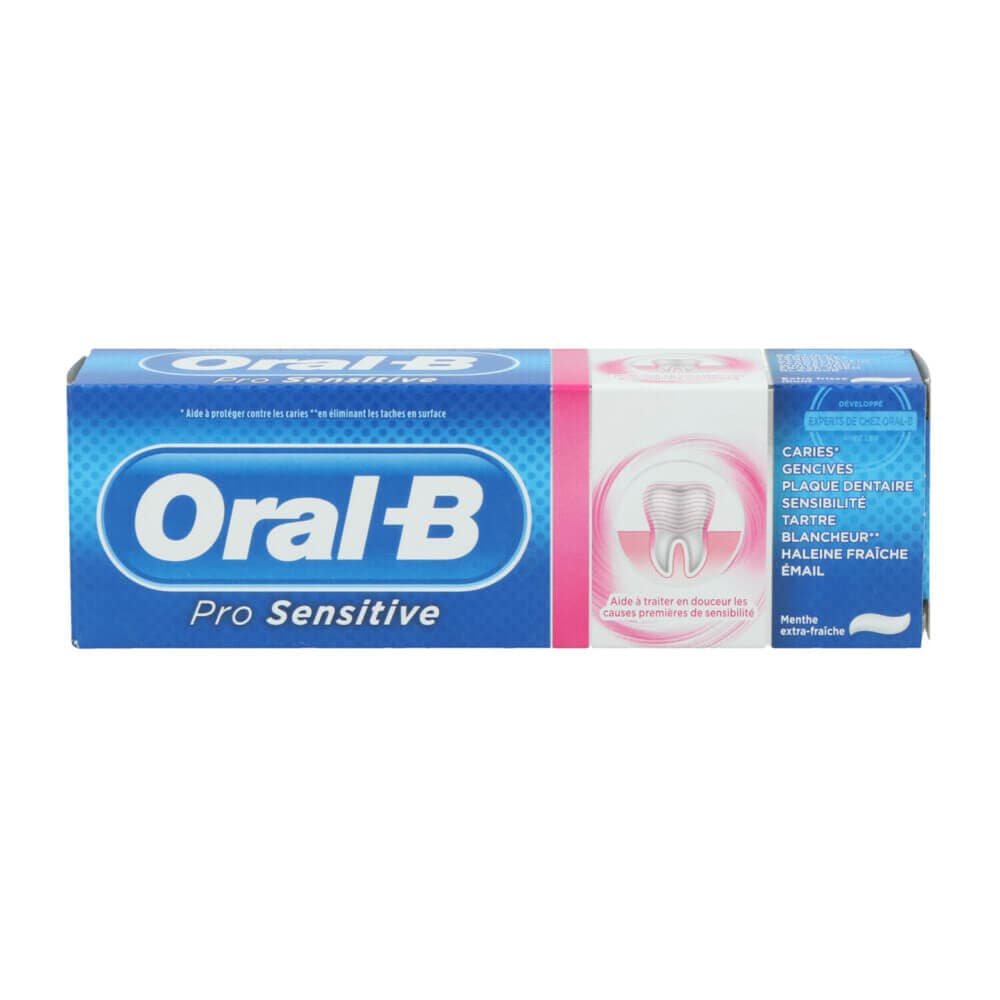 خمیردندان اورال‌بی پرو سنستیو Pro Sensitive مدل Professional Sensitivity حجم 75 میلی ضد