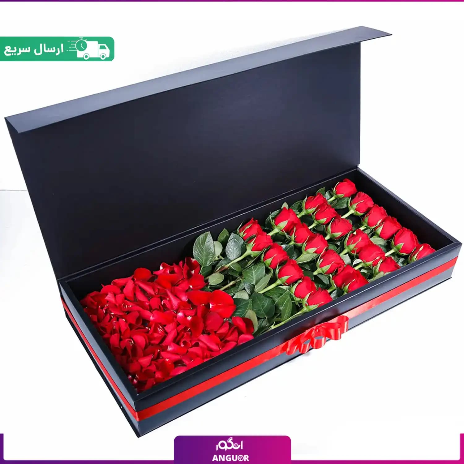 Red roses flower box — تصویر ۲
