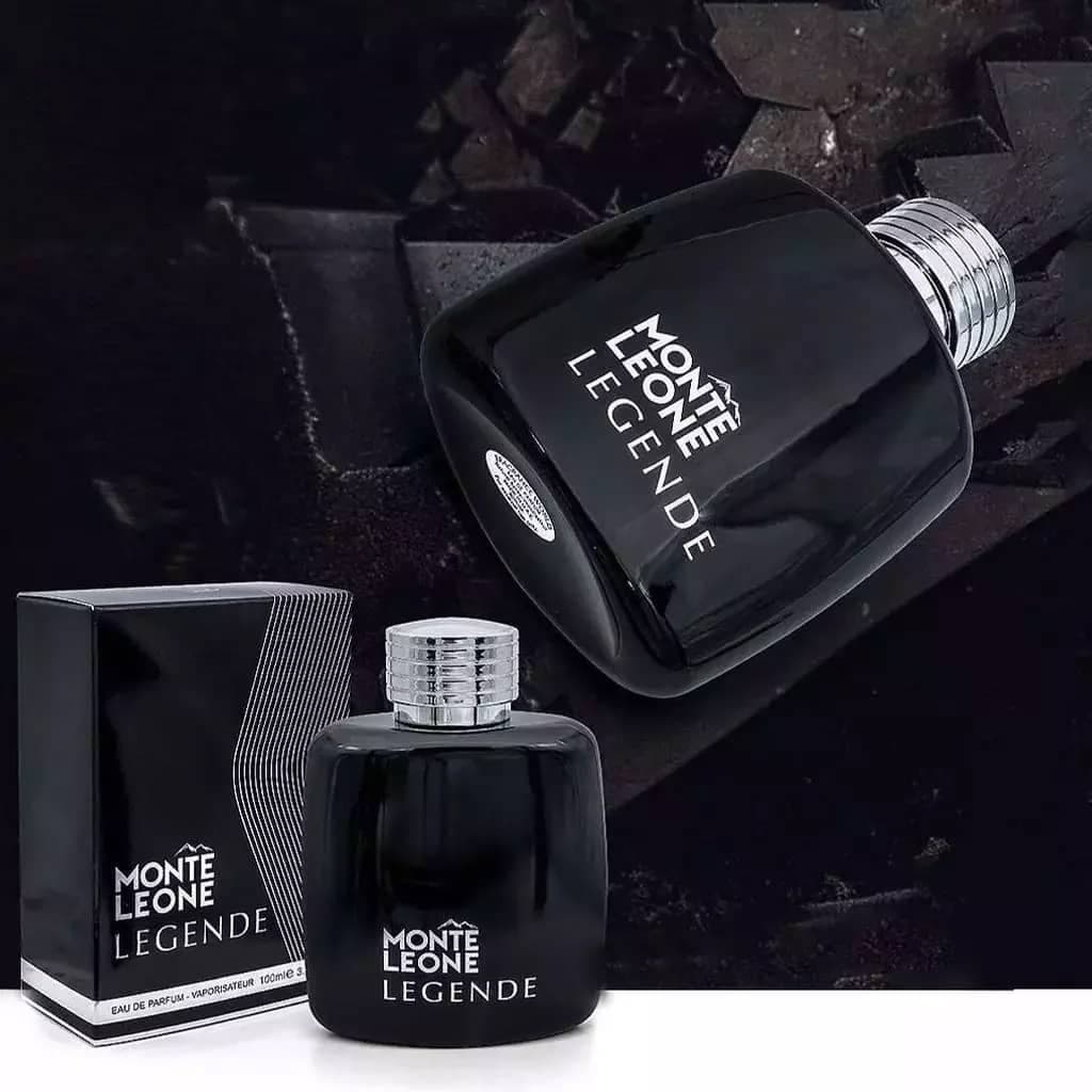 عطر ادکلن مردانه مون بلان لجند فراگرنس ورد مدل مونت لئون لجند (Fragrance World Mont Blanc Legend) حجم 100 میل — تصویر ۳