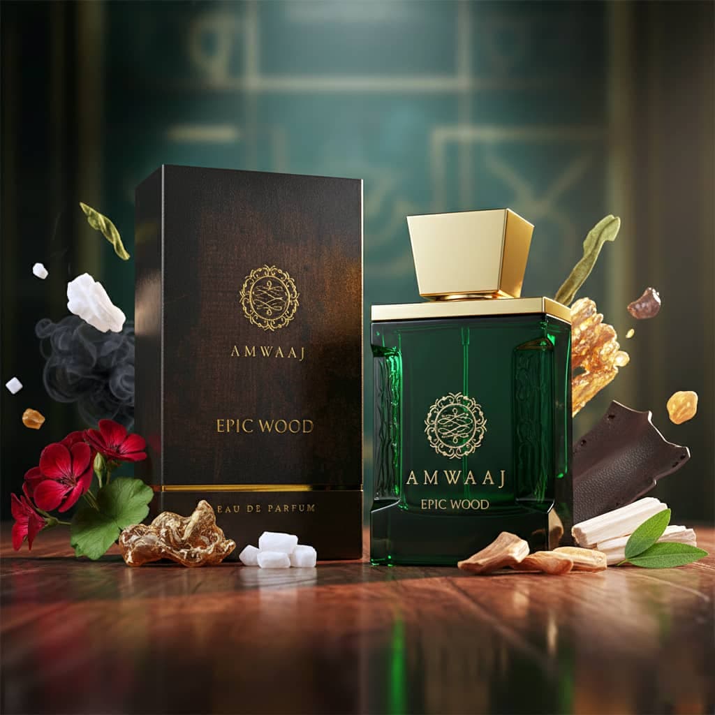عطر ادکلن مردانه آمواج اپیک فراگرنس ورد مدل آمواج اپیک وود (Fragrance World Amouage Epic) حجم 100 میل — تصویر ۸