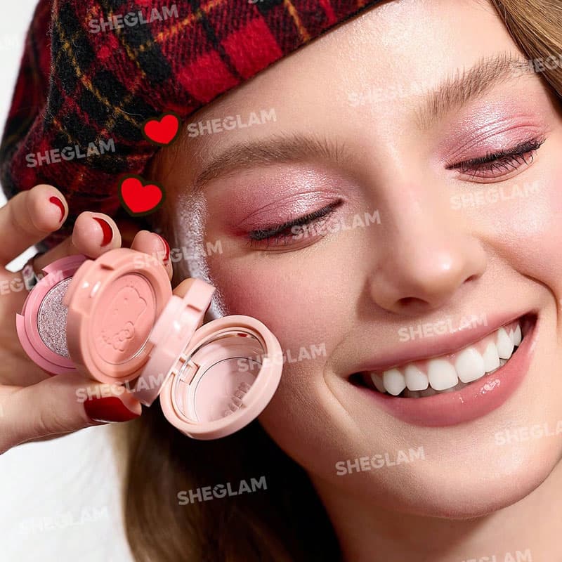پالت سایه 3 طبقه شیگلم SHEGLAM مدل HELLO KITTY — تصویر ۱۲