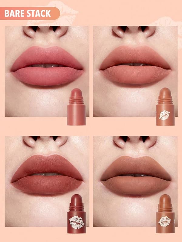 رژ 4 تایی شیگلم SHEGLAM مدل BARE STACK — تصویر ۹
