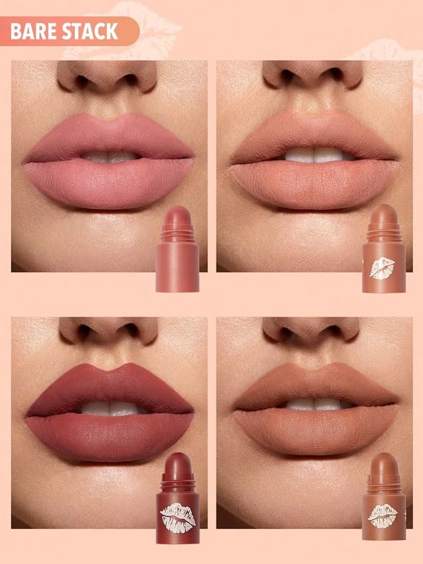 رژ 4 تایی شیگلم SHEGLAM مدل BARE STACK — تصویر ۱۰