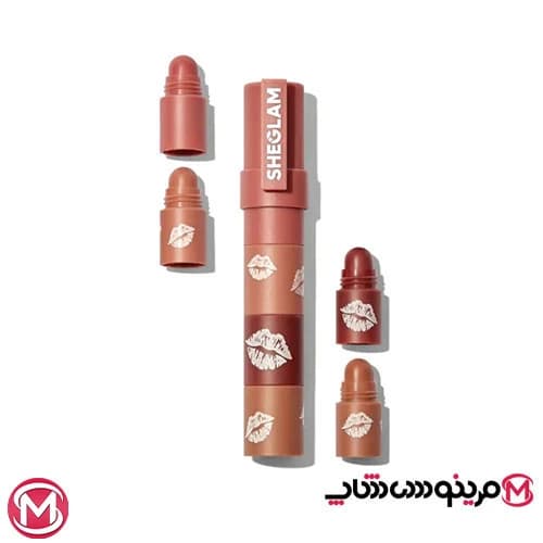 رژ 4 تایی شیگلم SHEGLAM مدل BARE STACK — تصویر ۱۱