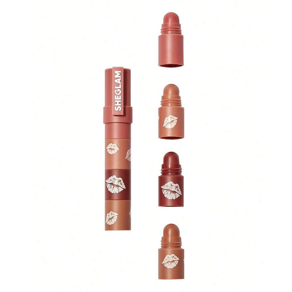 رژ 4 تایی شیگلم SHEGLAM مدل BARE STACK — تصویر ۲