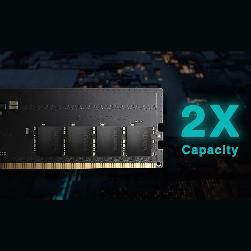 رم کامپیوتر DDR5 تک کاناله 4800 مگاهرتز CL40 ای دیتا مدل Premier ظرفیت 16 گیگابایت — تصویر ۴
