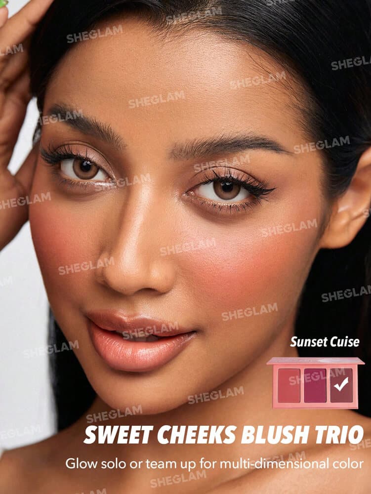 پالت رژگونه شیگلم SHEGLAM مدل SUNSET CRUISE — تصویر ۴