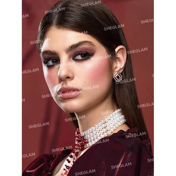 پالت رژگونه و هایلایتر شیگلم SHEGLAM مدل Crimson Butterfly — تصویر ۷